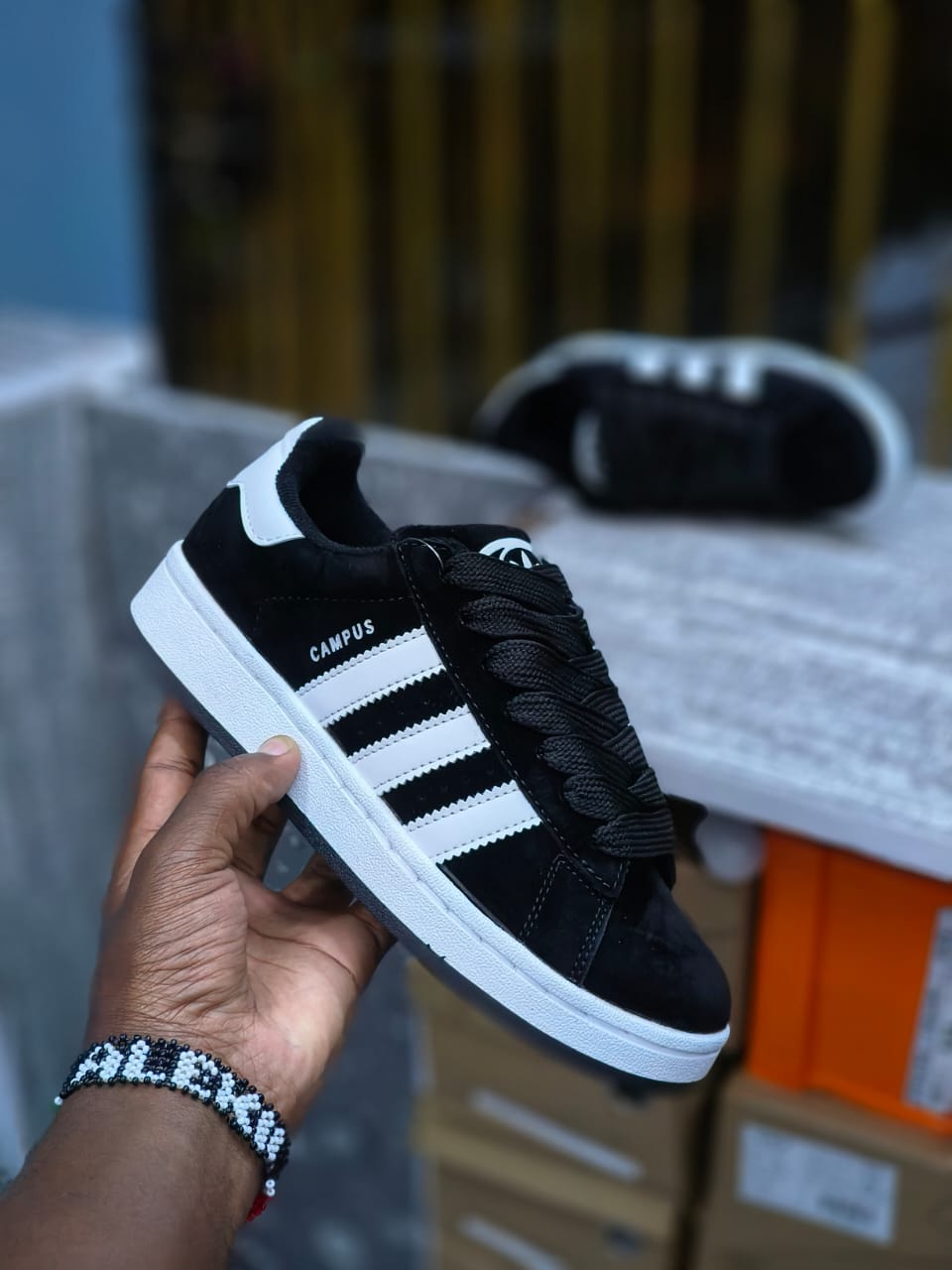 Adidas Campus 00s Black White