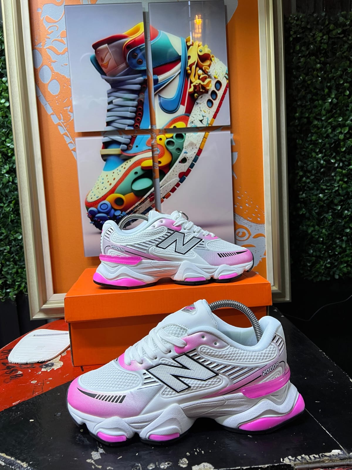 New Balance 9060 White Pink
