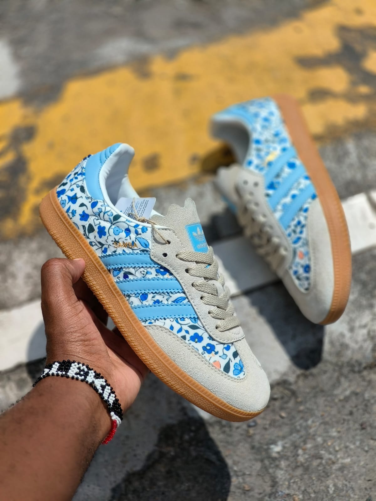 Adidas Samba OG Floral Blue