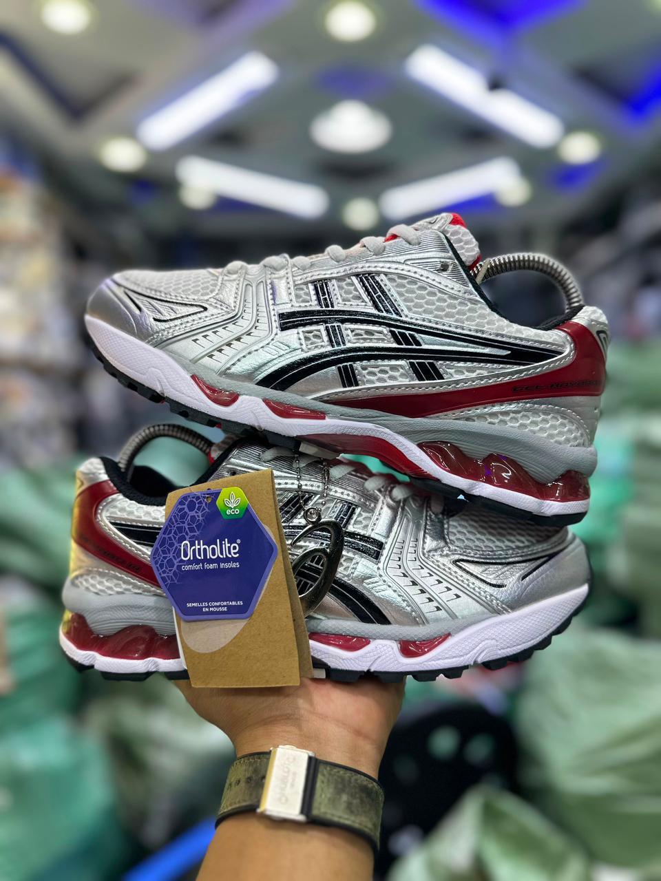 Asics Gel-Kayano 14 White Classic Red