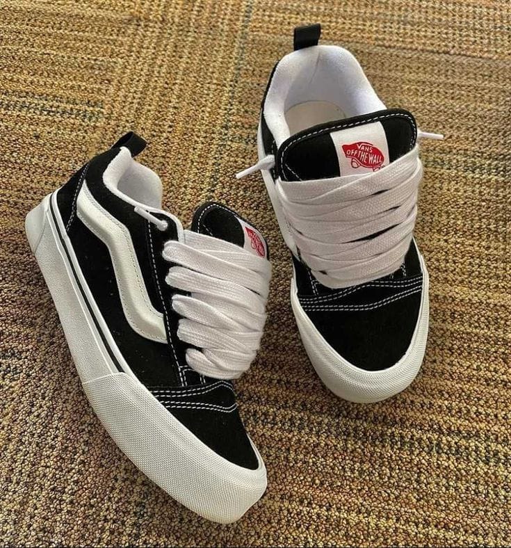 Vans Knu Skool Black White