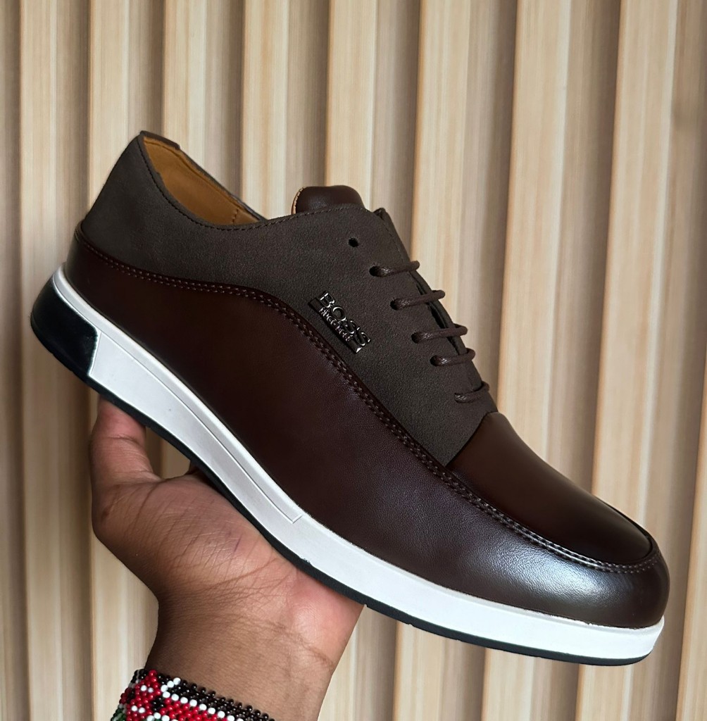 Hugo Boss Brown Leather Oxford