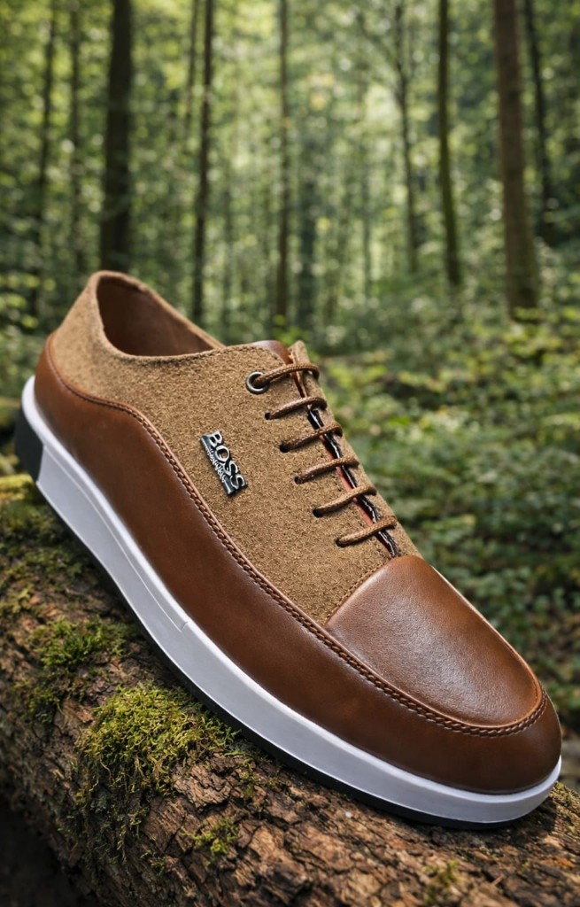 Hugo Boss Tan Suede Oxford